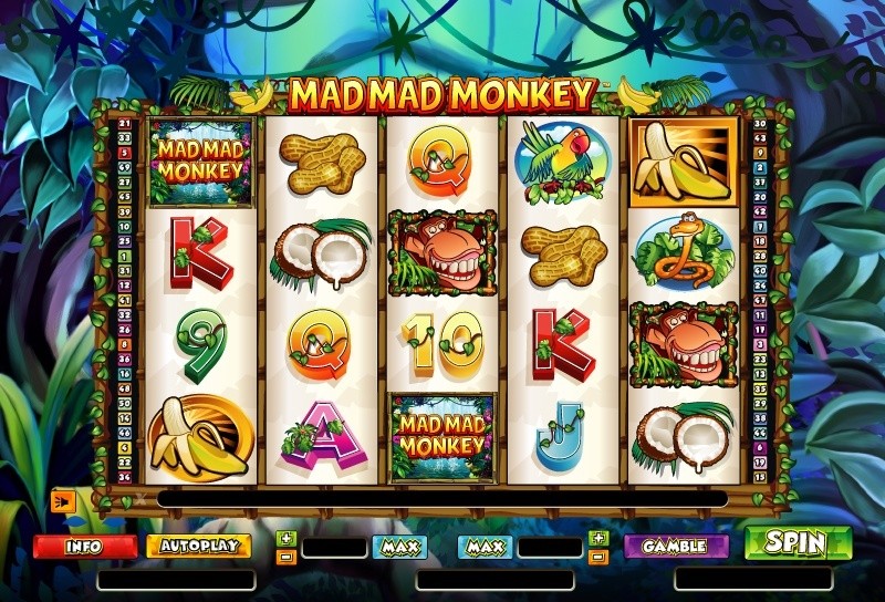 Игровой автомат «Mad Mad Monkey» в казино Slotozal